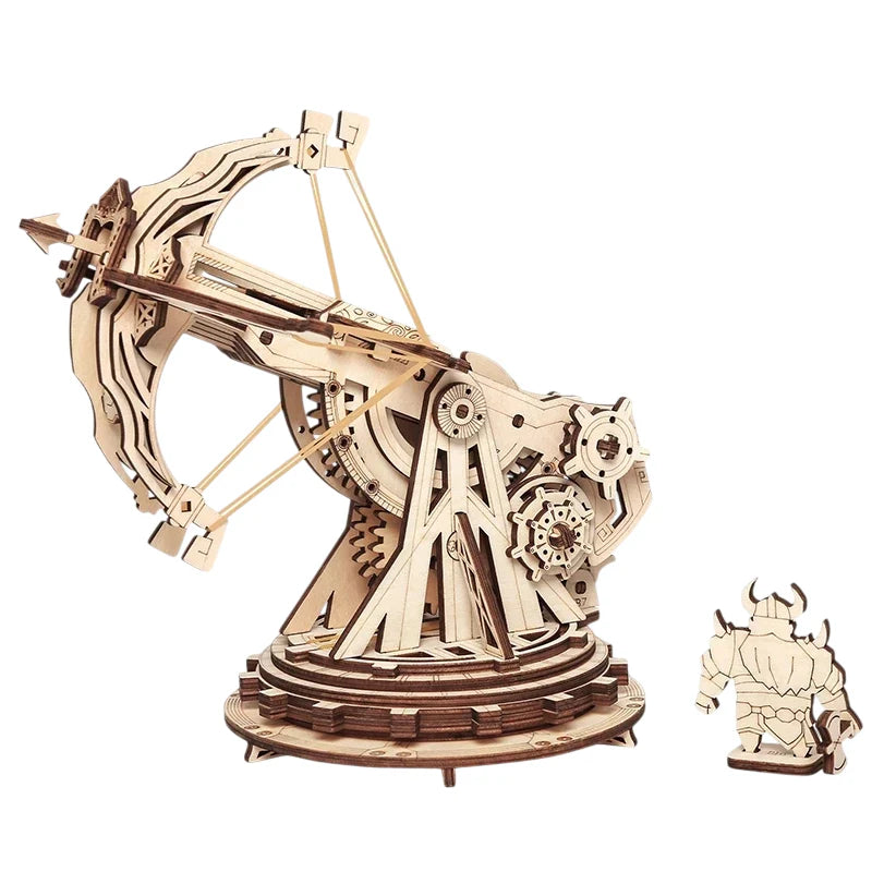 Rowood 3D Puzzles for Adults Teens, DIY Catapult Mechanical Wooden Model Kits to Build, Birthday Choice