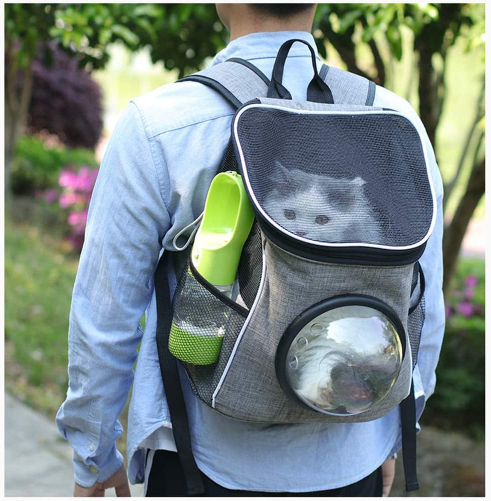 Ultimate Portable Dog Water Bottle - Leak Proof Dispenser with Bowl & Food Container, Dishwasher Safe for Outdoor Adventures - Perfect for Hiking & Travel - Eco-Friendly Green Design