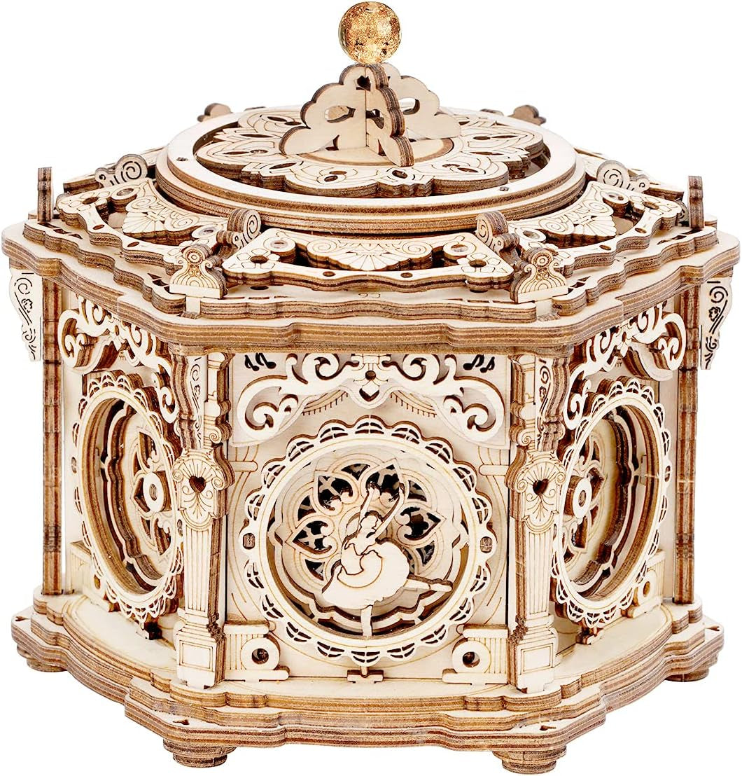 Secret Garden 3D Wooden Puzzle Music Box - Perfect Gift for Women on Birthdays, Valentine's Day, and Christmas