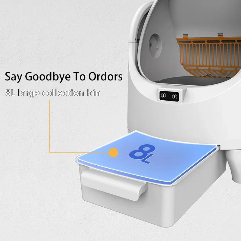 Smart Self-Cleaning Cat Litter Box - Automatic Odor Control by HEYBO