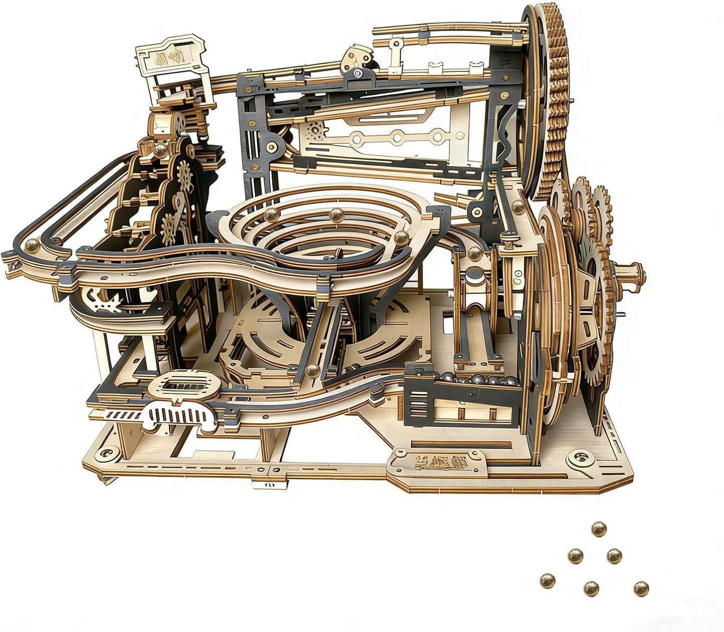 Solar Ferris Wheel 3D Wooden Puzzle Kit - Perfect DIY Birthday Gift for Adults 14+